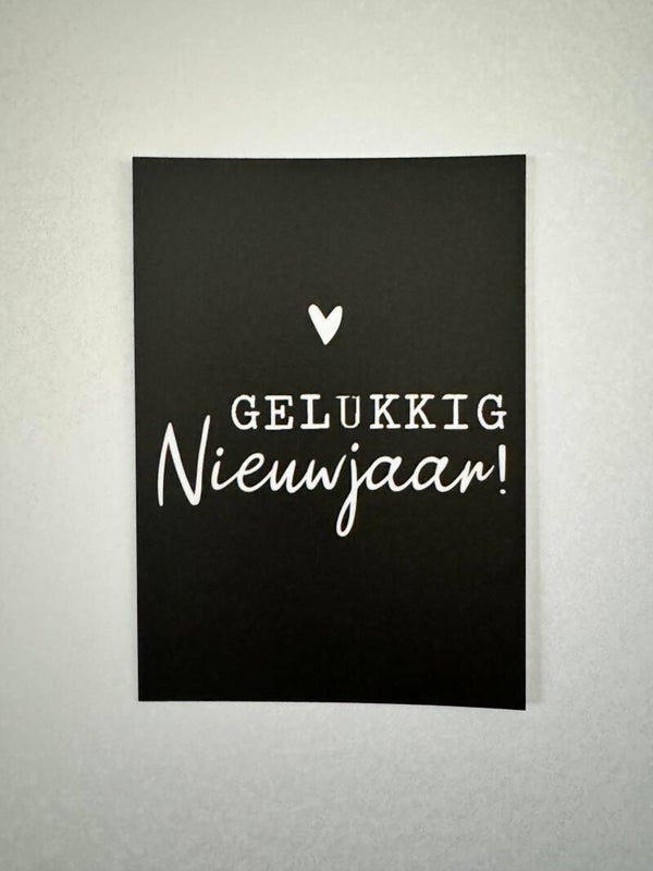 Kaartje gelukkig Nieuwjaar!