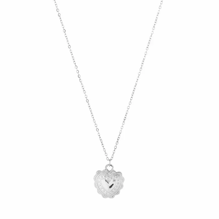 Ketting chique heart SILVER