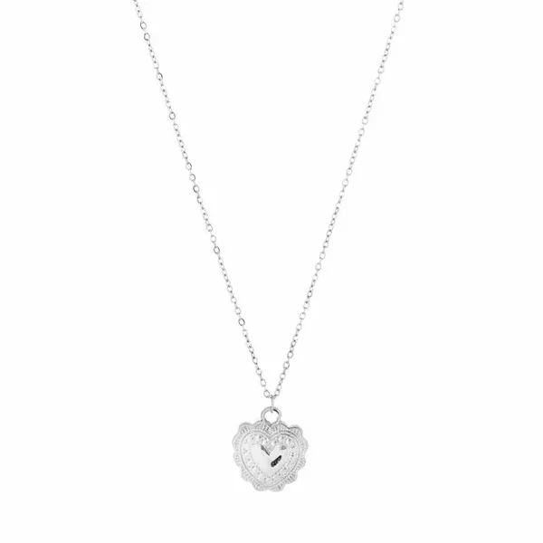 Ketting chique heart SILVER