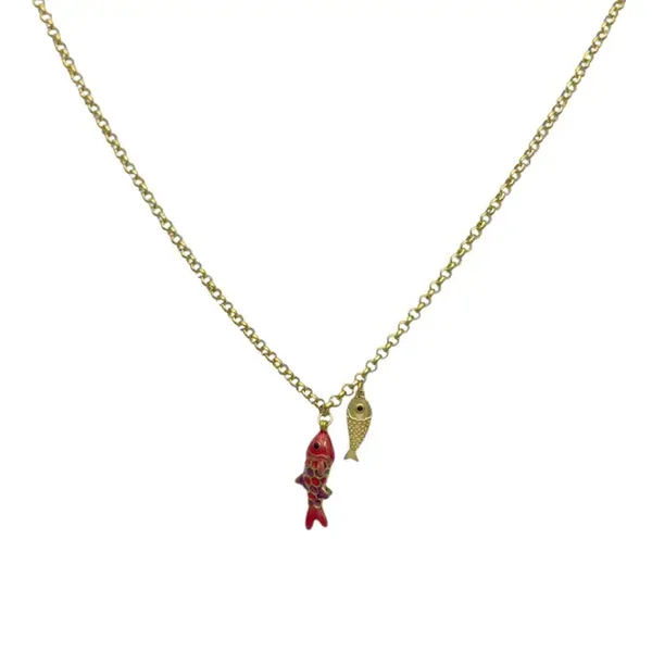 Ketting fishy GOLD
