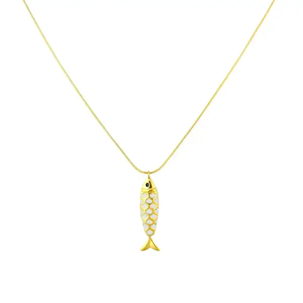 Ketting white forel GOLD
