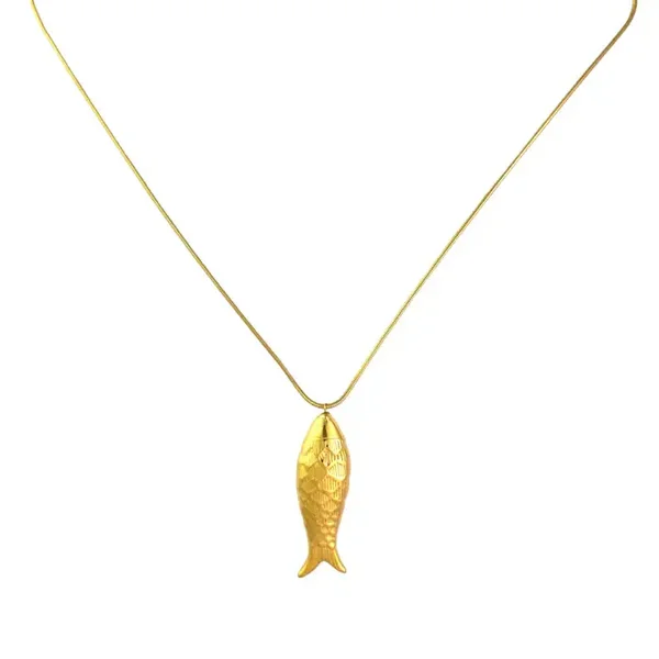 Ketting long forel GOLD