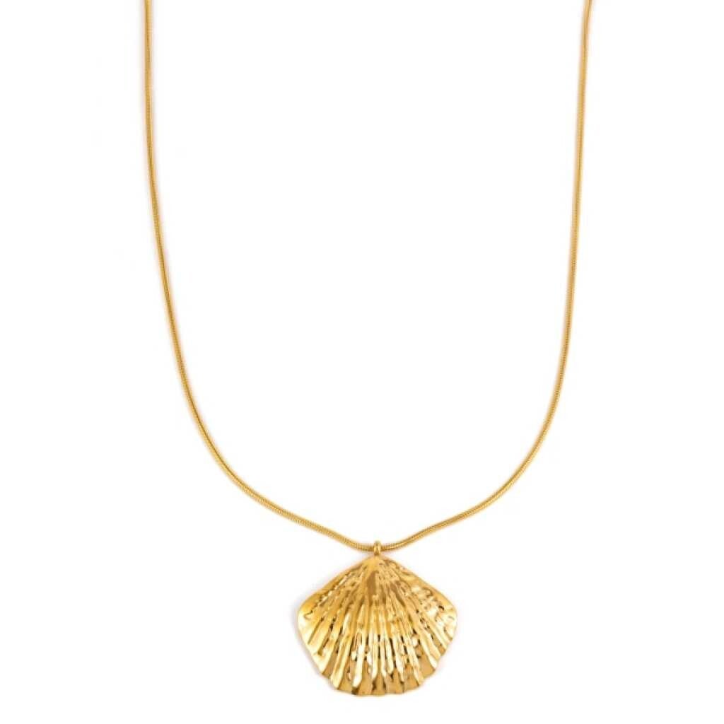 Ketting long shell GOLD