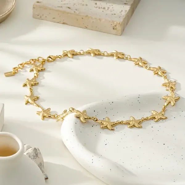 Ketting seastar GOLD