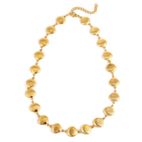 Ketting shells GOLD