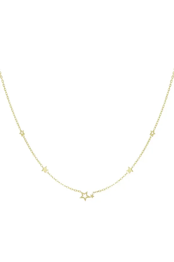 Ketting stars GOLD
