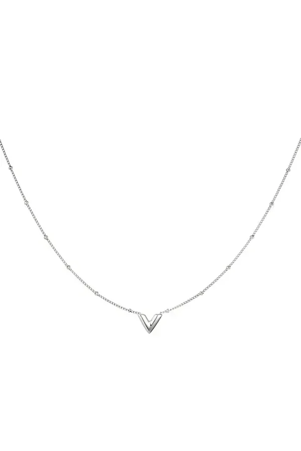 Ketting V-vorm thinner SILVER