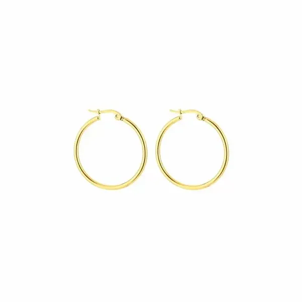 Oorbellen hoops thin GOLD