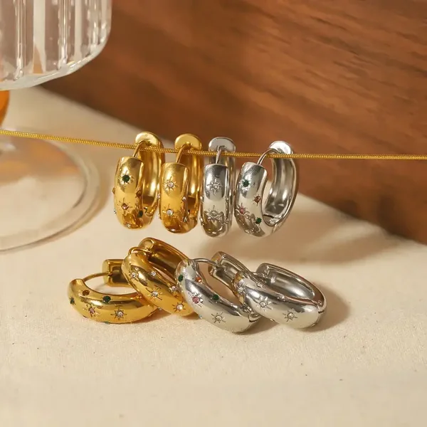 Oorbellen Shine Around GOLD and SILVER