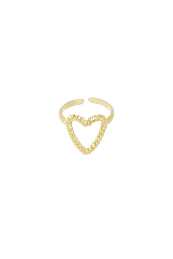 Ring change of heart GOLD and SILVER