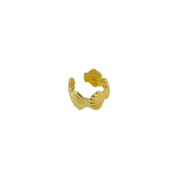 Ring infinity shells GOLD