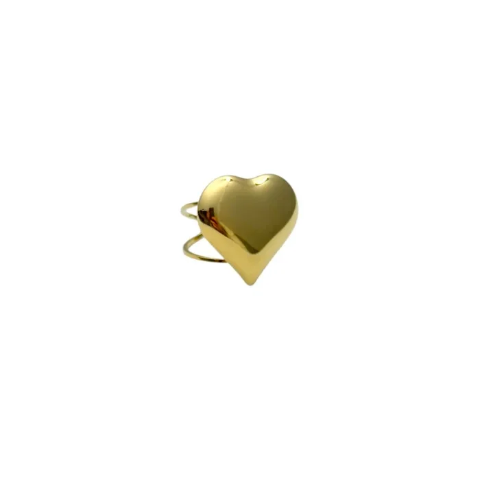 Ring statement heart GOLD