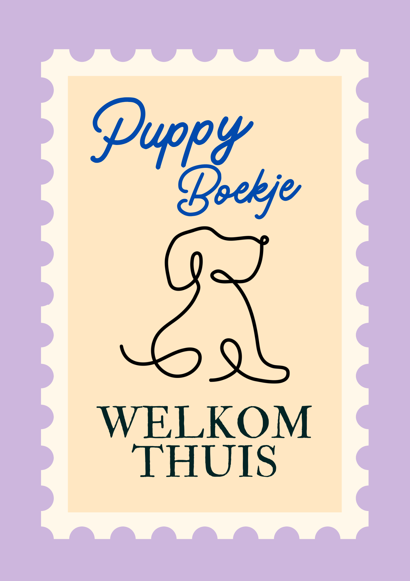 Puppy boekje: Welkom thuis