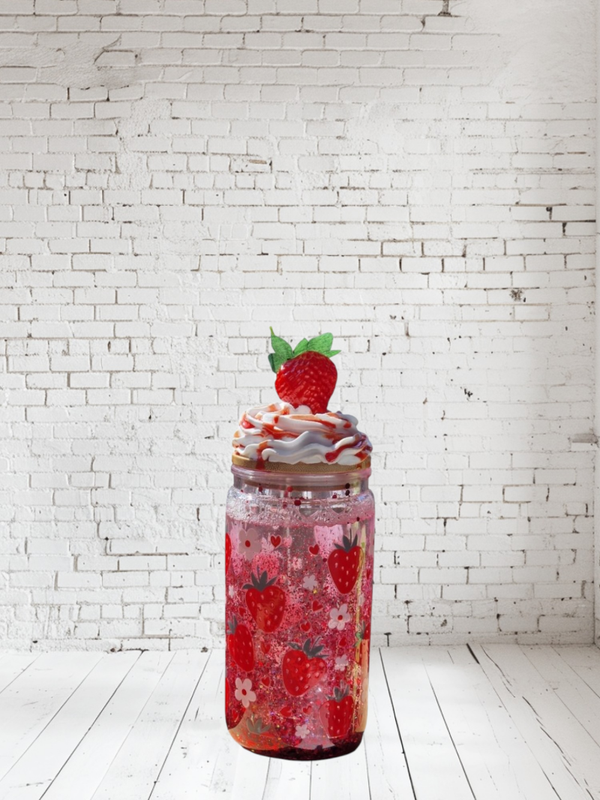 Aardbei glittercup