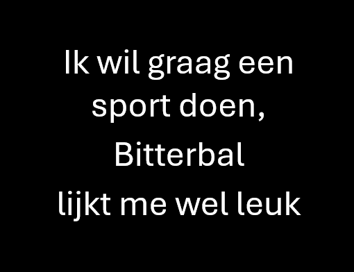 bitterbal sport
