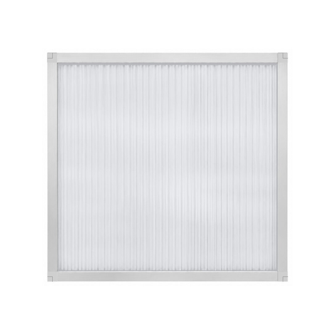 Volièredakpaneel polycarbonaat aluminium 102x106,5cm