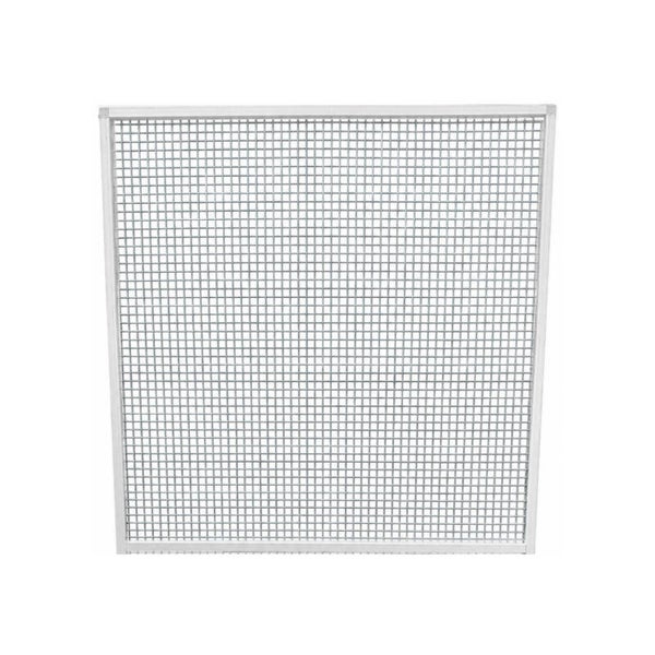 Volièredakpaneel verlengstuk gaas 102x102cm aluminium