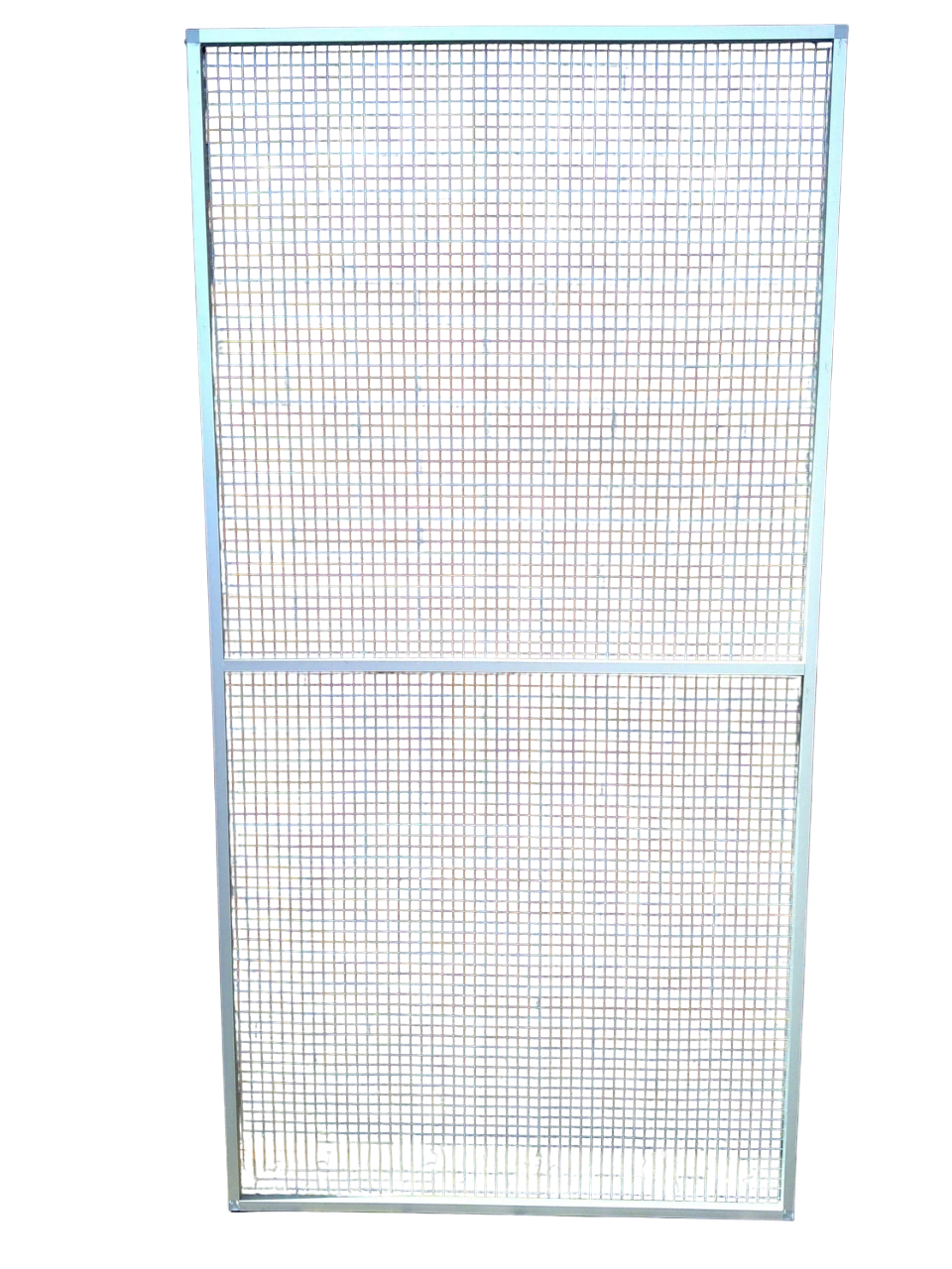 Voliérepaneel gaas 102x200cm aluminium