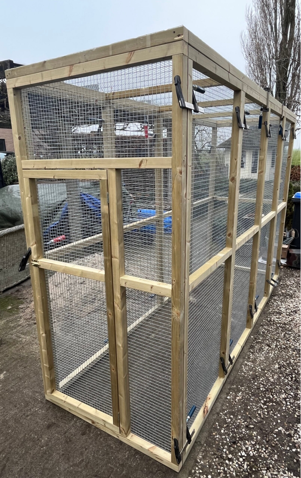 Volière model Quattro L 1x4x2m