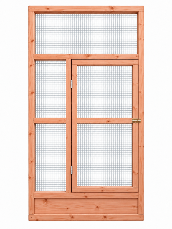 Volièredeurpaneel gaas morsrand 102x200cm Douglas
