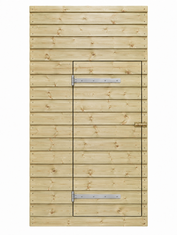 Volière wanddeurpaneel 102x200cm geimpregneerd rabat
