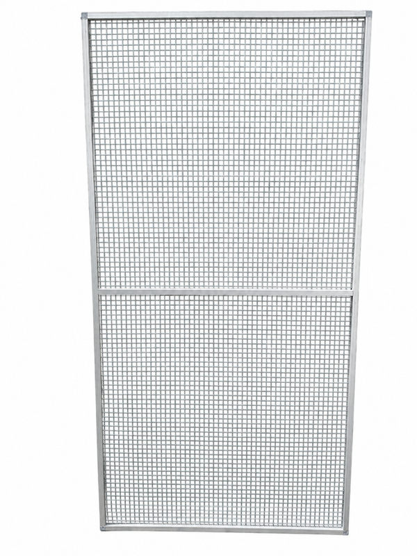Voliéredakpaneel gaas 102x208,5cm aluminium
