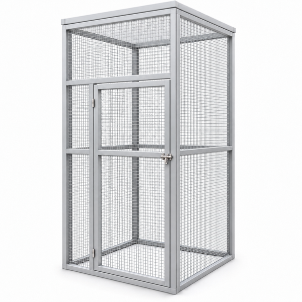 Volière model Solo 1x1x2m aluminium