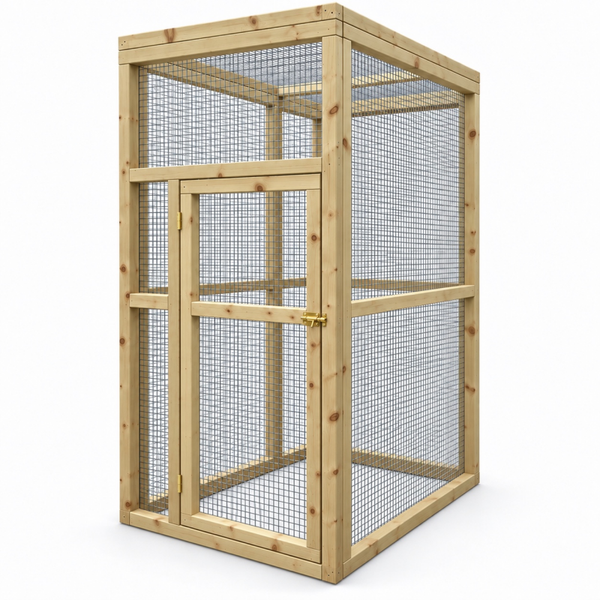 Volière model Solo 1x1x2m geimpregneerd