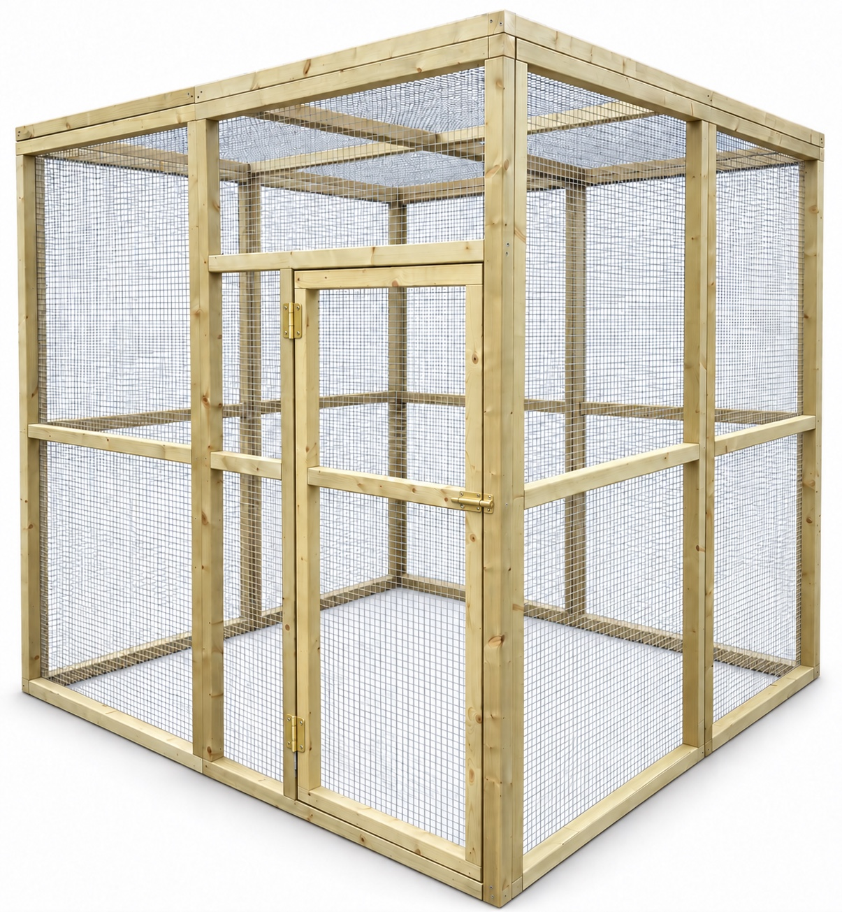 Volière model Quattro S 2x2x2m geimpregneerd