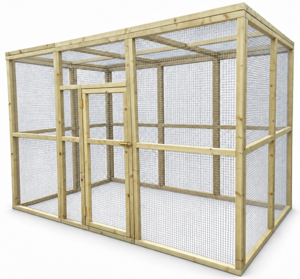 Volière model Sexta 2x3x2m geimpregneerd