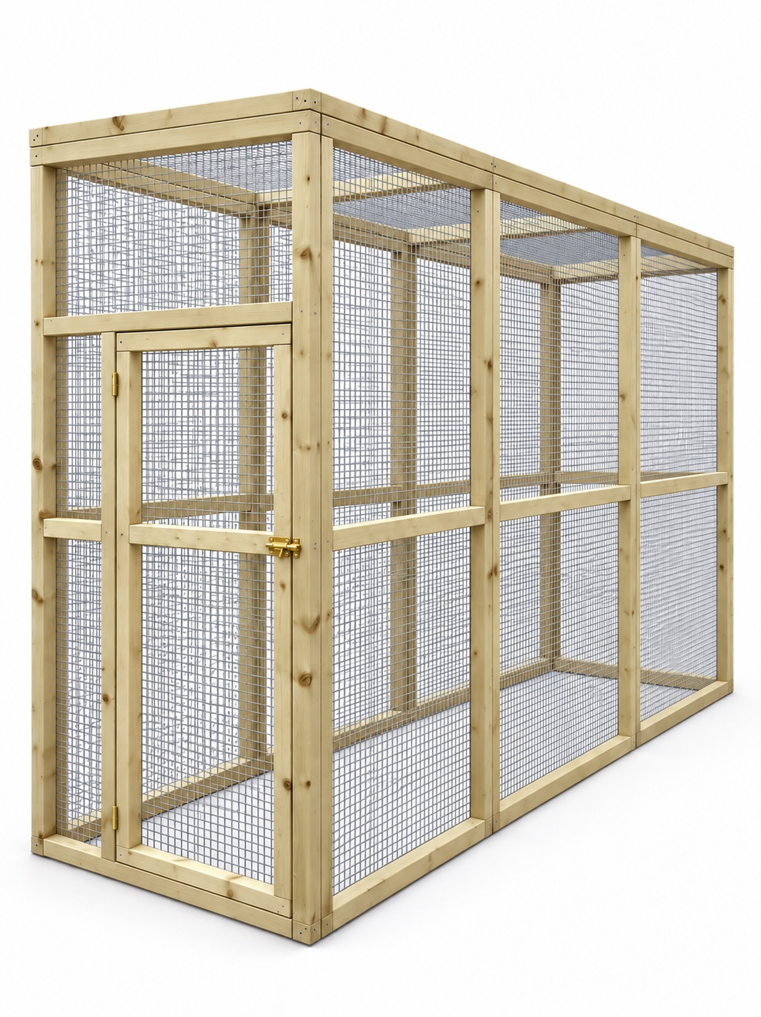 Volière model Trix 1x3x2m geimpregneerd