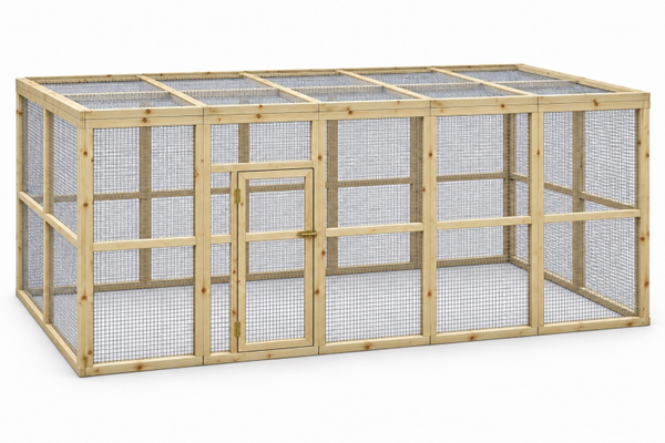 Volière model Deca 2x5x2m geimpregneerd