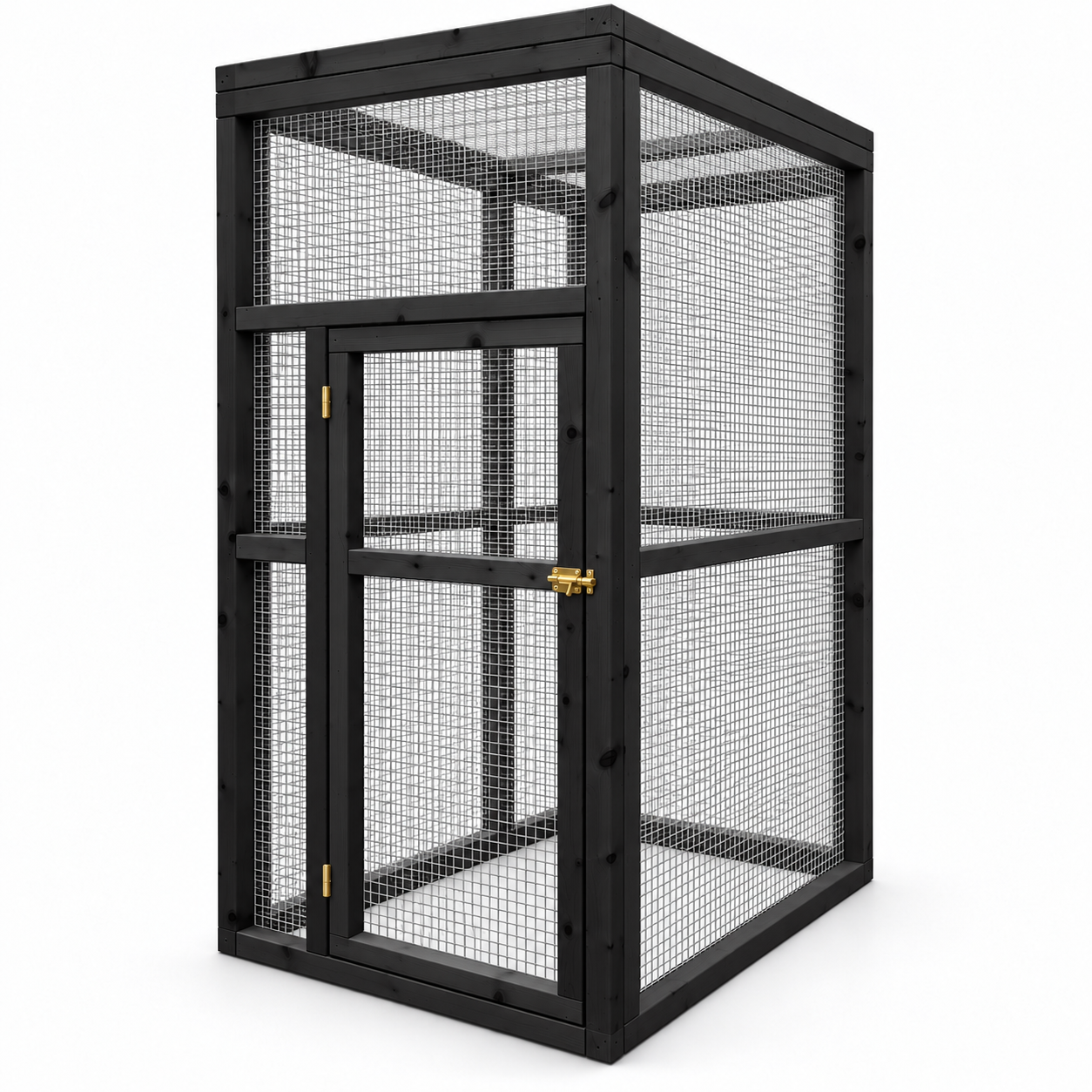 Volière model Solo 1x1x2m Zwart
