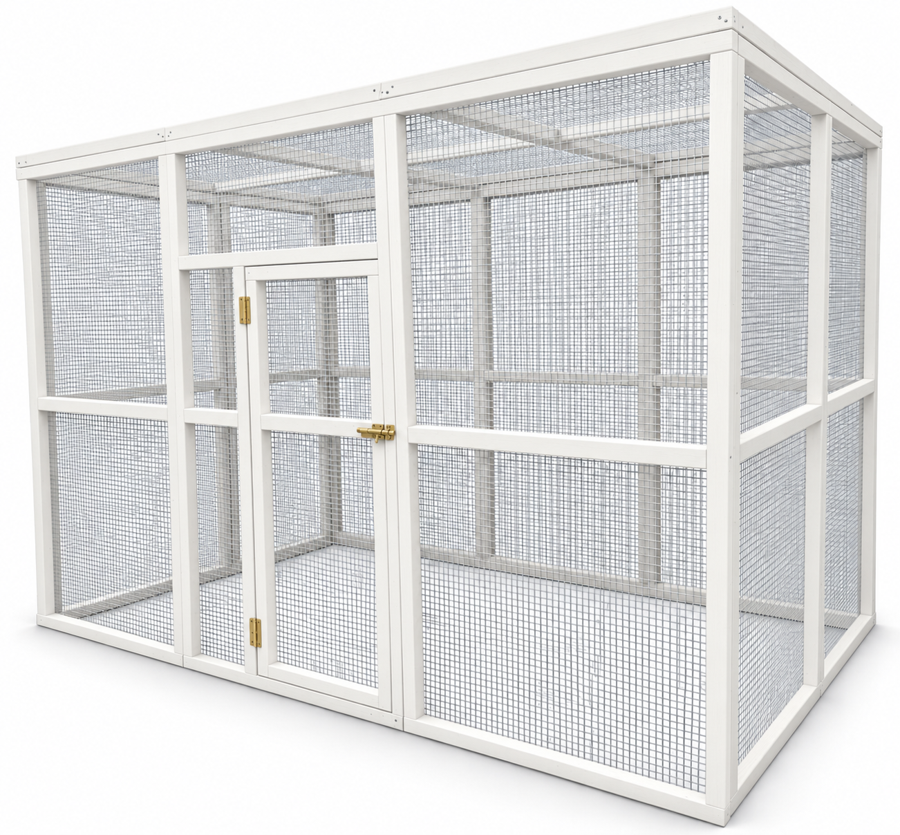 Volière model Sexta 2x3x2m RAL-kleur
