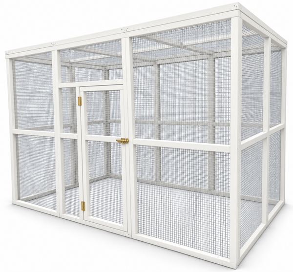 Volière model Sexta 2x3x2m RAL-kleur