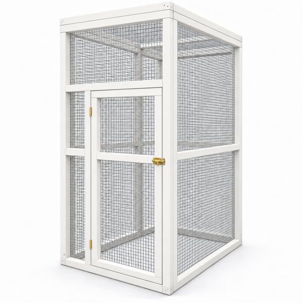 Volière model Solo 1x1x2m RAL-Kleur