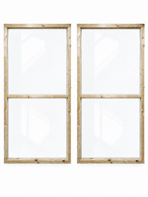 Houten helder acrylaat paneel 102x200cm