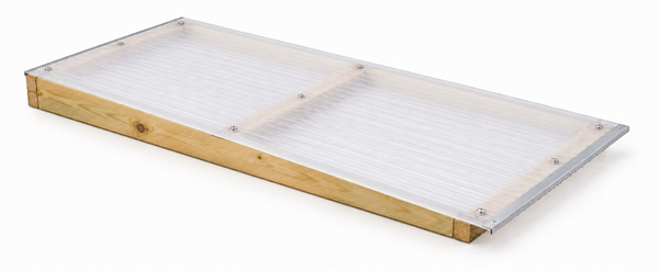 Volièredakpaneel geimpregneerd polycarbonaat 102x213,5cm