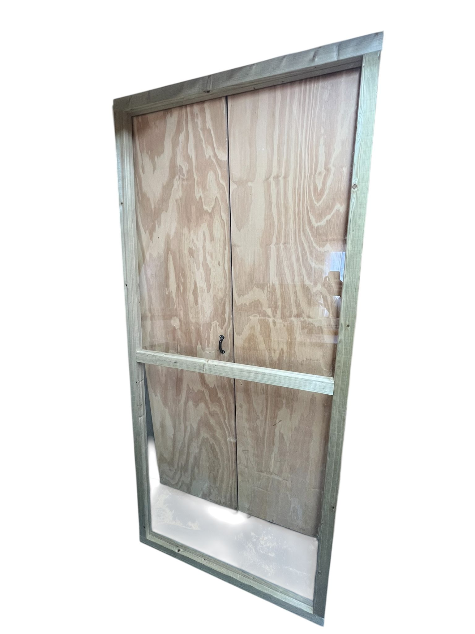 Houten helder acrylaat paneel