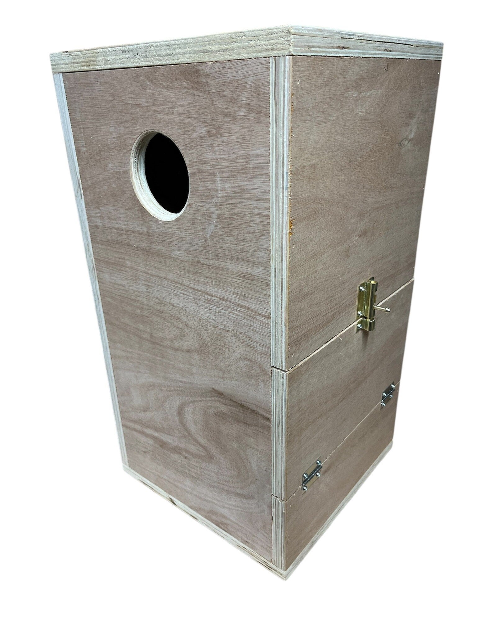 Broedblok halsbandparkiet hardhout