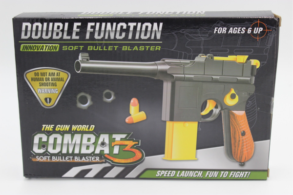 HALO NATION Dubbel Functie Pistool met Zachte Bullet Blaster Pistolen en Darts