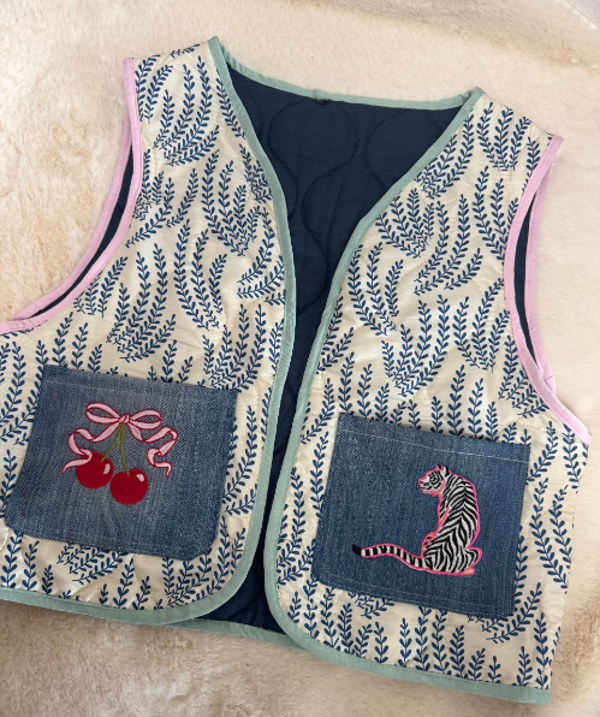Uniek gilet kleurrijk, comfy & tikkie brutaal