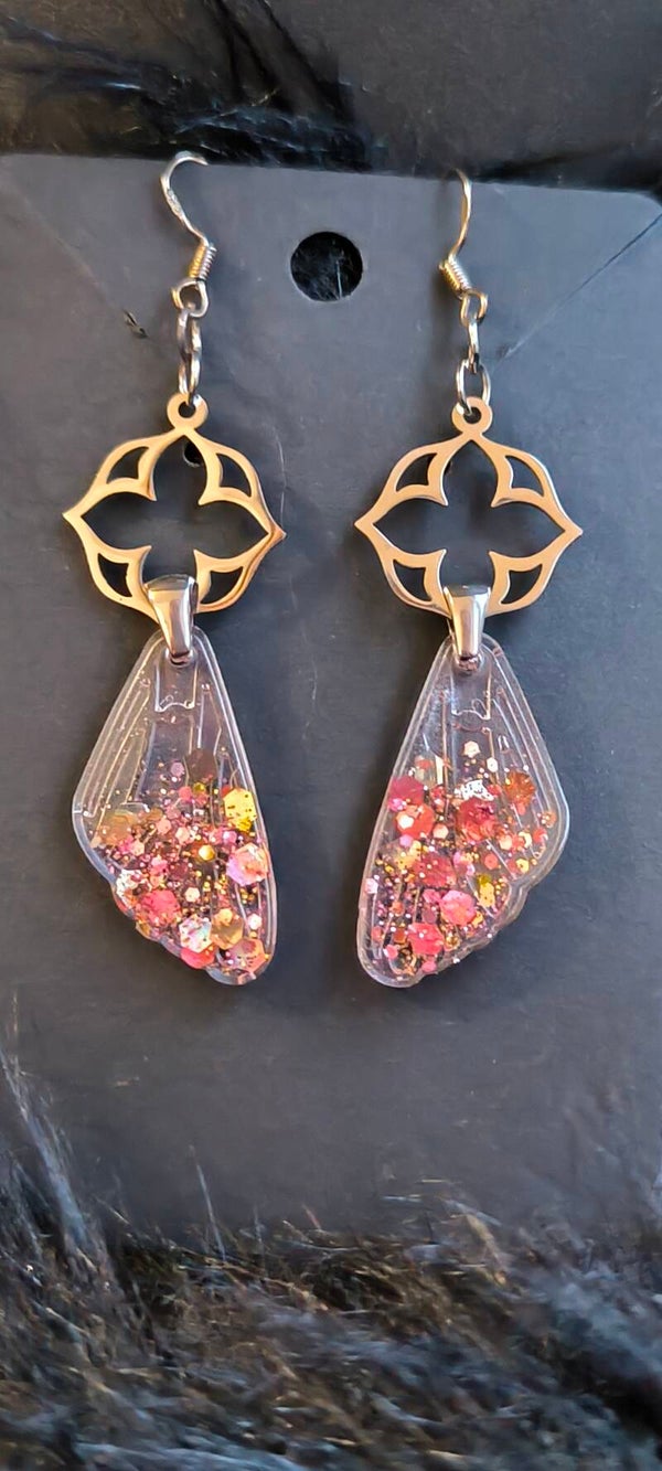 Boucles d'oreilles fantaisie faites main