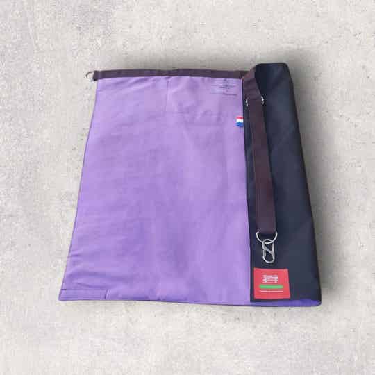 Mon Carre Personnel-  Marron / Violet - Agapanthe