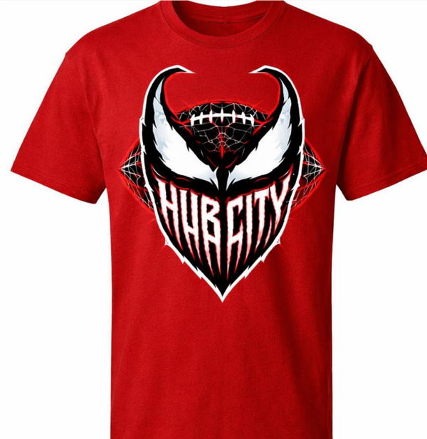 Red Hub City Logo T-shirt