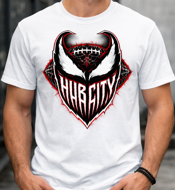 White Hub City Logo T-shirt