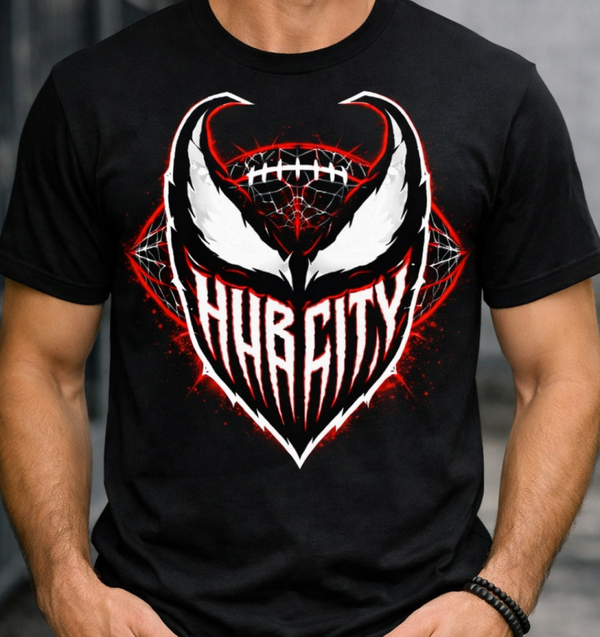 Black Hub City Logo T-shirt