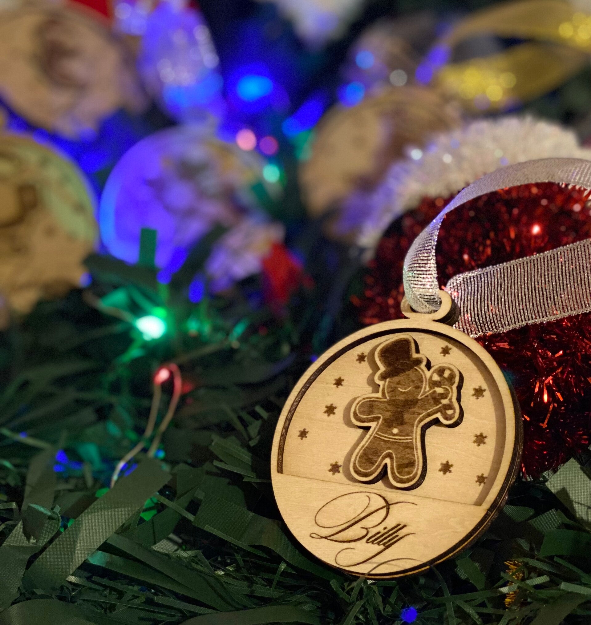 Ma Boule de Noël en Bonhomme de Pain d'Epice