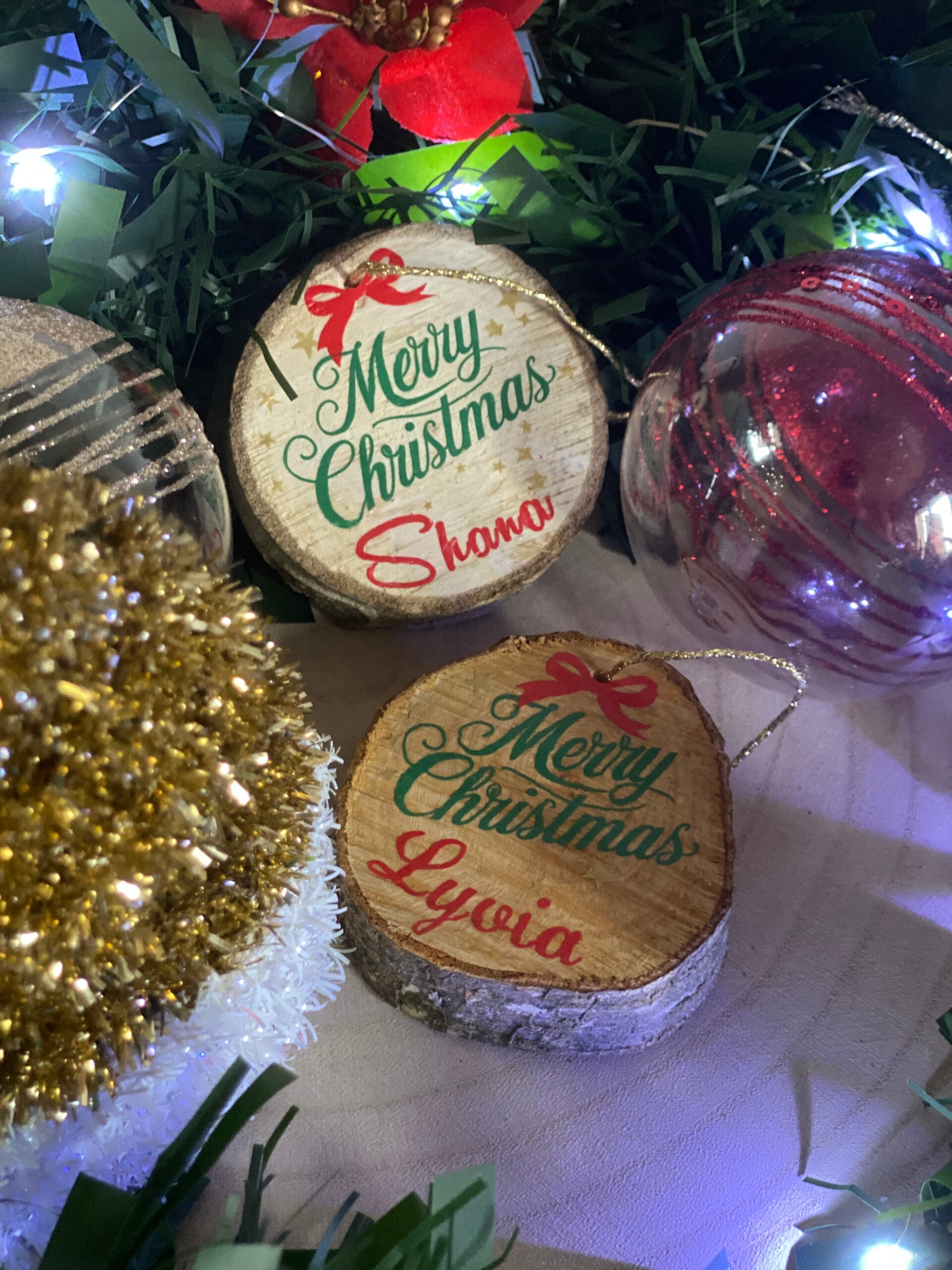 Mon Rondin de bois Noël