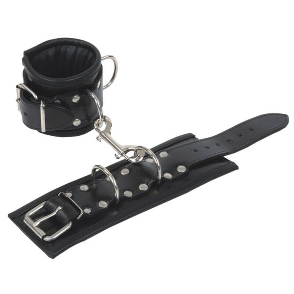 Handfessel MAXI gepolstert mit 2 D Ringen 13826